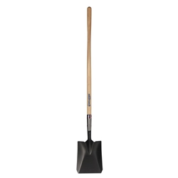 Wolverine Square Point Shovel, 48" Wood Handle